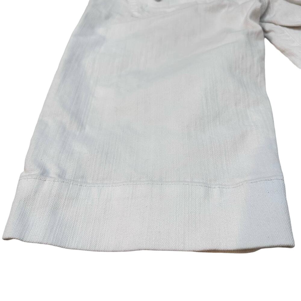 Kut from the Kloth Linen Look White Bermuda Shorts Size 6 - Picture 15 of 15